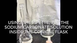 To determine the percentage of Water of Crystalisation of Sodium Carbonate [upl. by Misty]