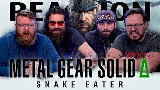 METAL GEAR SOLID Δ SNAKE EATER  Official Trailer 1 REACTION [upl. by Enyad241]