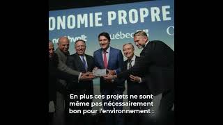 Legault doit arrêter de gaspiller notre argent dans des projets « verts » extrêmement risqués [upl. by Susumu311]