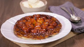 Jus Create  Banana and Salted Caramel Tart Tatin  Pastry Recipes from JusRol™ [upl. by Tenner]