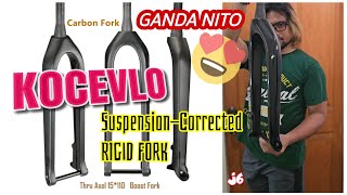 Kocevlo 275 Carbon Rigid Fork NonSuspension Corrected [upl. by Inaleon]