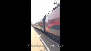 Ã–BB 1116 242 mit Railjet 262 In Passau Hbf [upl. by Barmen]