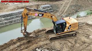 dump truck excavator tool car cleaning mud on the road [upl. by Morville852]