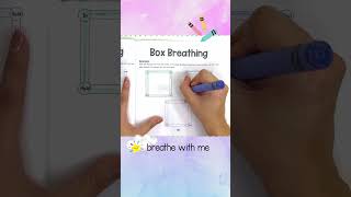 Interactive Square Breathing Technique For Kids  Trace Along Mindfulness For Kids calmtime [upl. by Mont]