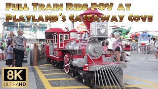 POV of Complete Train Ride around Playlands Castaway Cove Ocean City NJ  Scenic Train Ride [upl. by Nivag]