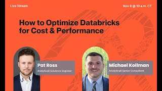 Databricks Live Series Optimizing Databricks for Cost amp Performance Best Practices [upl. by Enelec]