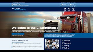 How To Register For FMCSA Clearinghouse As A Company  Step By Step Training Video  Peopletrail® [upl. by Essirahs]