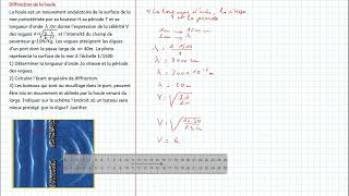 Diffraction de la houle [upl. by Freud]