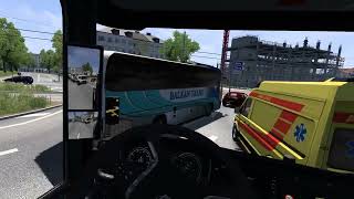 ETS2 VR Test in Pimax Crystal Light 4k 60FPS [upl. by Aztirak]