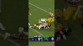 Unstoppable PlayAction Pass Harris Shines Against LSU [upl. by Isdnyl240]