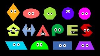 Shapes  Learn 2D Geometric Shapes  The Kids Picture Show Fun amp Educational Learning Video [upl. by Cassella]