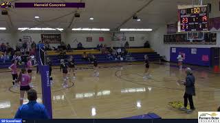 HerreidSelby Area Wolverines vs Faulkton Area VB [upl. by Fosdick]