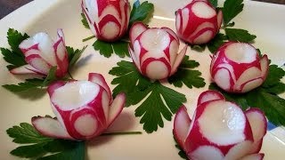 Beautiful Radish Roses [upl. by Dachi]