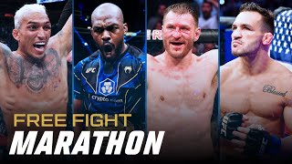 UFC 309 Free Fight Marathon [upl. by Emarej326]