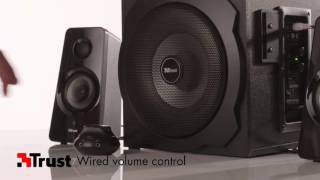 Trust Tytan 21 Subwoofer Speaker Set With Bluetooth [upl. by Adriaens825]