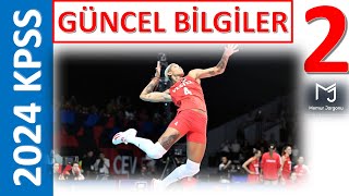 2024 KPSS GÜNCEL BİLGİLER 2 LİSANSÖNLİSANSORTAÖĞRETİM [upl. by Greenleaf389]