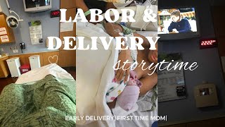 My Labor And Delivery Experience  Induced at 36 weeks  Becoming a Mom 19 [upl. by Nahsar]