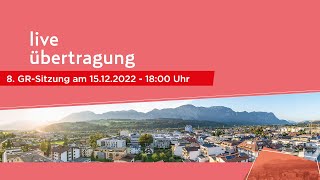 8 Gemeinderatssitzung der Stadt Wörgl Dezember 2022 [upl. by Nairbal182]