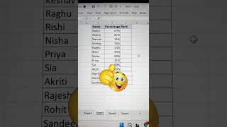 Find Students Ranks In Excel 💯  RANK Function In Excel 🔥 shorts msexcel exceltraining bytetech [upl. by Karame]