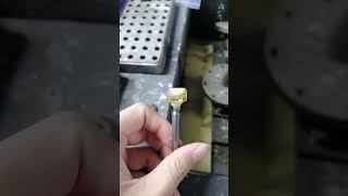 Gemstone Cutting Processgemstone gemcutting Asschercutgemstonesfyp foryourpage [upl. by Nealson528]