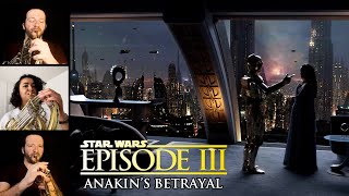 Star Wars III  Anakins Betrayal  French Horn amp Trumpet Cover feat Lamia Housni [upl. by Pinchas]