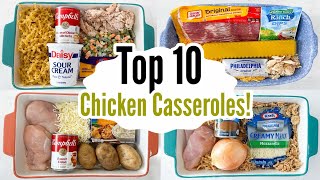 10 BEST Chicken Casseroles  The EASIEST Tasty BudgetFriendly Casserole Recipes  Julia Pacheco [upl. by Veriee]