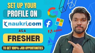 How To Setup Your Profile On NAUKRICOM as a FRESHER  Naukricom How It Works  Naukricom Tips [upl. by Divan461]