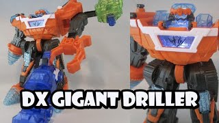 DX Gigant Driller Special Set Review  Mashin Sentai Kiramager [upl. by Repohtsirhc]