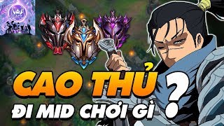 RANK CAO CHƠI GÌ  TOP 5 TƯỚNG ĐƯỜNG GIỮA CHO CAO THỦ TRONG LMHT P1 [upl. by Yerdna]