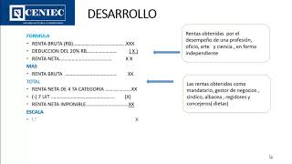 CASO PRACTICO DE RENTA DE CUARTA CATEGORIA 2018 [upl. by Ahsekim]