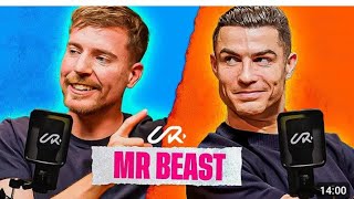 Cristiano Ronaldo Meets MR BEAST LIVE ON YOUTUBE [upl. by Tewell]