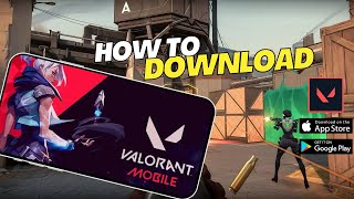 How To Download Valorant Mobile on IOSANDROID valorantmobile [upl. by Alimat197]