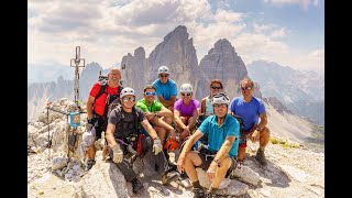 DOLOMITES 2015 11 Aout 2eme partie  Refuge LAVAREDO VIA FERRATA MONT PARTERNO Refuge LAVAREDO [upl. by Necyrb552]