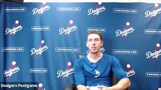 Dodgers postgame Austin Barnes seeing difference with Kenley Jansen [upl. by Aleunamme75]