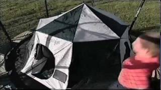 JumpSport Trampoline Tent Preview [upl. by Ecinehs]