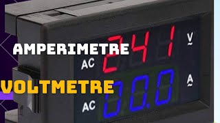 ampèremètre voltmètre numérique branchement شرح جد بسيط [upl. by Aretha591]