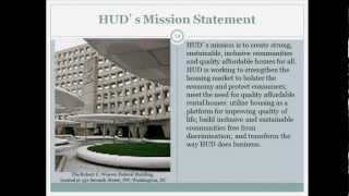 Partners in Housing Multifamily Preservation Training Lesson 1  HUD  71912 [upl. by Eiramit]