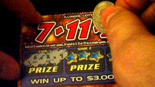 7 11 21 Lottery Scratch off tickets [upl. by Gil390]