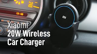 Xiaomi Mi 20W Wireless Car Charger and Mount — Smart Car Tech [upl. by Akcirret]