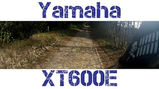 Yamaha XT600E first ride semi offroad [upl. by Oisinoid]