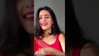 Galyan sakli sonyachi love saree bollywood song dance redsaree bollywoodsongcover [upl. by Akina]