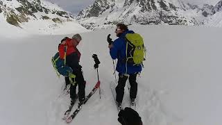 Avalanche en Vallée Blanche  2 Avril 2018 [upl. by Aleck785]