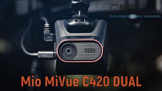 Kamera samochodowa Mio MiVue C420 DUAL  1080p 30fps  1080p 25fps [upl. by Farand]