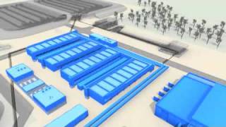 3D animation of tertiary sewage treatment process at the Eastern Treatment Plant [upl. by Akselaw]