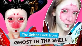 The Geisha Look from Ghost in the Shell in YouCam Fun App [upl. by Asiulana]