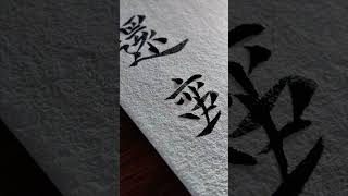 【Chinese calligraphy】書法 書道 [upl. by Hpesoy]