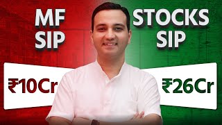 Mutual Funds SIP vs Stocks SIP  Which is a better Systematic Investment Plan Stock SIP कैसे करें [upl. by Yoshiko]