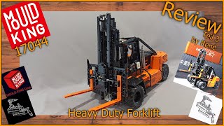 Review  Rattenscharfer Gabelstapler mit lustigen Features  Mould King 17044  Heavy Duty Forklift [upl. by Farrison696]