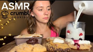 ASMR CRUMBL COOKIES  pumpkin smores berry peanut butter no talking eating sounds  kakesASMR [upl. by Eisus]