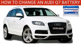 Audi Q7 Battery Location How to Change an Audi Q7 Battery  Audi Q7 Battery Replacement Job [upl. by Navillus]